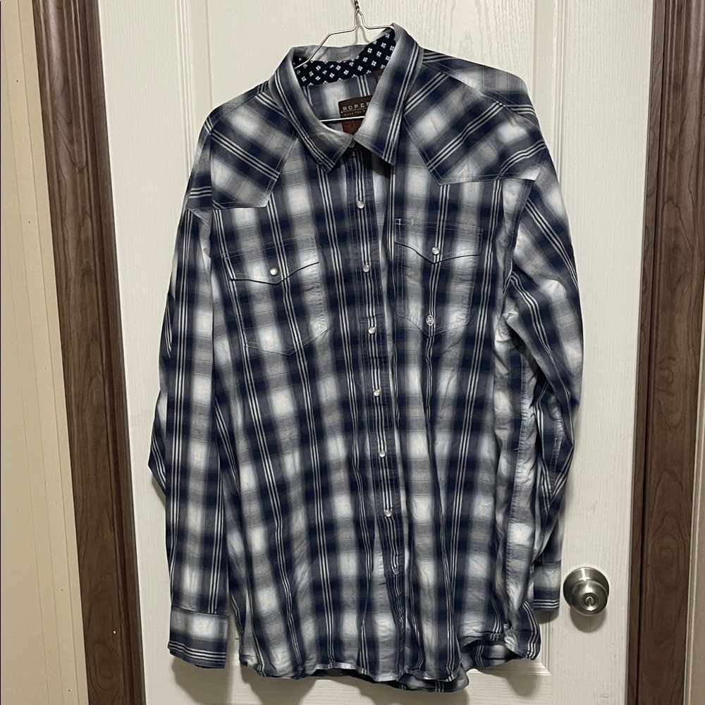 Roper Plaid Snap Shirt